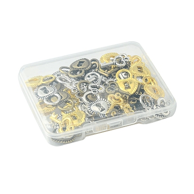 80Pcs 8 Style DIY Alloy Pendants FIND-FS0001-66-1