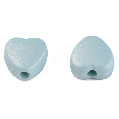 Spray Painted Acrylic Beads CACR-N006-22-C01-1