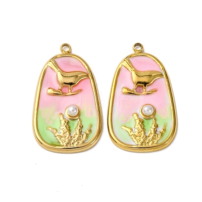 304 Stainless Steel Enamel Pendants STAS-L299-22G-02-1
