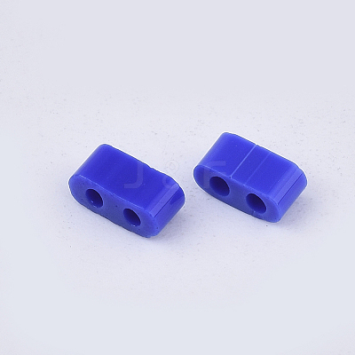 FGB 2-Hole Glass Seed Beads SEED-S031-M-048-1