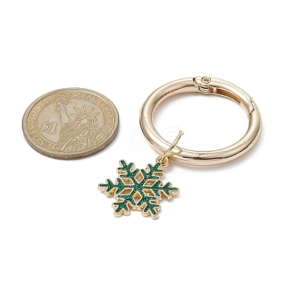 Christmas Alloy Enamel Shoe Charms HJEW-JM01093-1