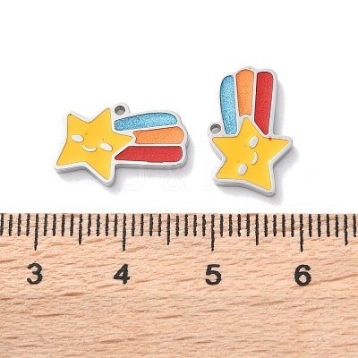 304 Stainless Steel Charms STAS-M102-01B-P-1