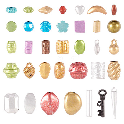 100G Opaque Acrylic Beads MACR-TA0001-52-1