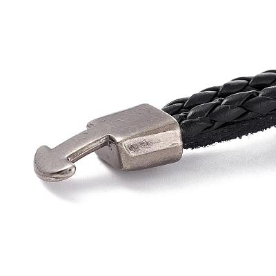 Multi- Strand Leather Cord Bracelets BJEW-D423-06A-1
