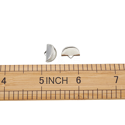 Iron Ribbon Crimp Ends IFIN-TAC001-06A-P-1