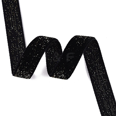 Glitter Sparkle Single Face Velvet Ribbon SRIB-Q023-01B-11-1