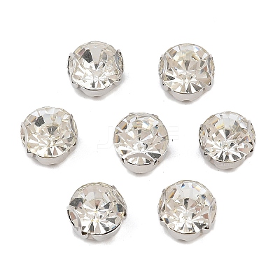 Flat Round Sew on Rhinestone Montee Beads STAS-B107-01E-01P-1
