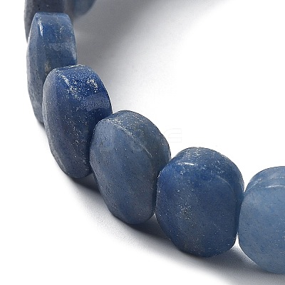 Natural Kyanite Beaded Stretch Bracelet G-E010-01-10-1