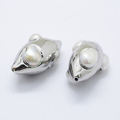 Natural Cultured Freshwater Pearl Beads PEAR-F006-61P-1