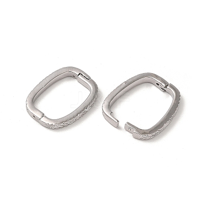Brass Twister Clasps KK-L208-78P-1