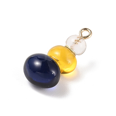 Three Color Resin Pendants RESI-Z016-01C-LG-1