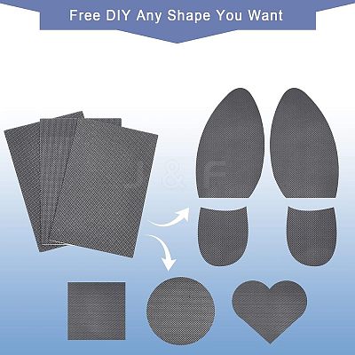 8Pcs 2 Style Shoe Sole Repair FIND-CA0006-84-1