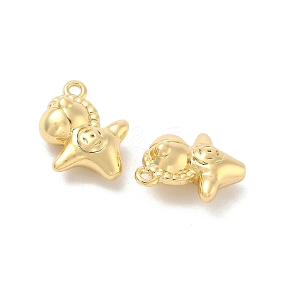 Brass Pendants KK-B166-14G-1