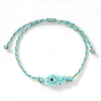 Handmade Porcelain Fish Charm Adjustabale Bracelets LS-XD8221-7-1