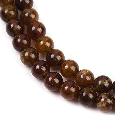 Natural Garnet Beads Strands G-U026-A10-6mm-1
