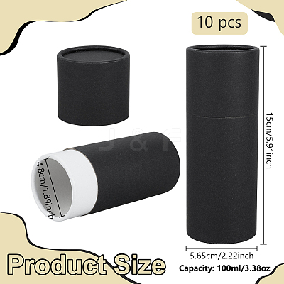 Cardboard Paper Essential Oil Bottle Storage Boxes with Cap LS-CON-WH0107-52A-1
