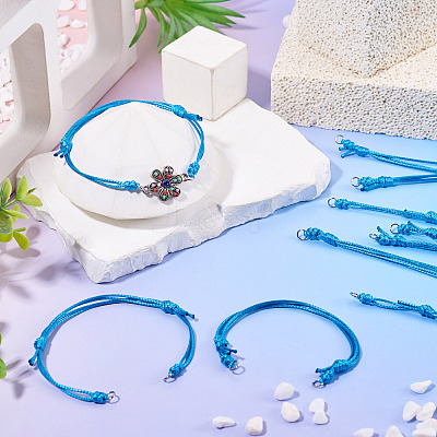 20Pcs Adjustable Korean Waxed Polyester Cord Bracelet Making BJEW-TAC0051-10-1