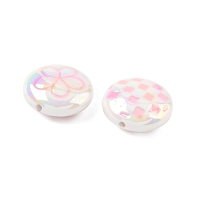 2Pcs UV Plating Acrylic Beads FIND-C067-03H-1