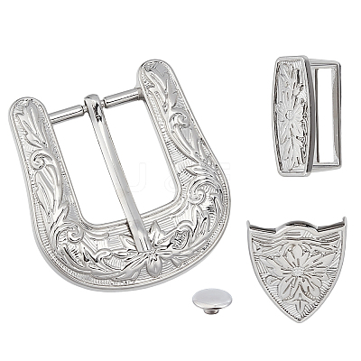 1Pc Belt Alloy Buckle Sets FIND-GF0008-76P-1