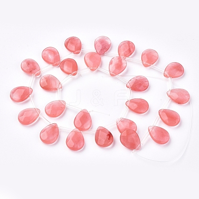 Watermelon Stone Beads Strands G-G822-11A-1