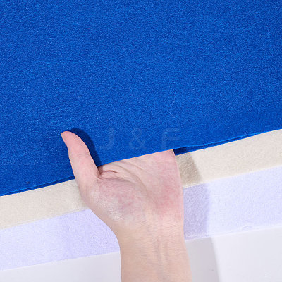7Pcs 7 Colors Non-woven Felt Fabric DIY-CP0012-69B-1