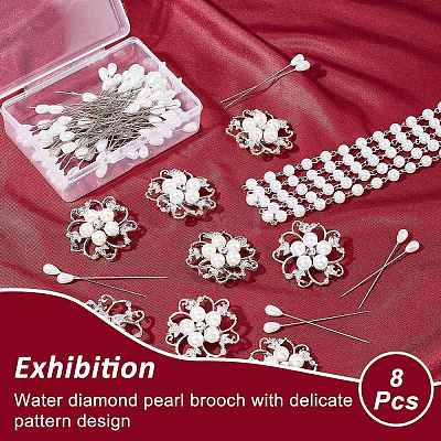 DIY Chain Dangle Brooch Making Kits DIY-NB0007-53-1