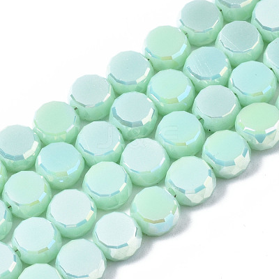 Electroplate Glass Beads Strands EGLA-Q125-002-A03-1
