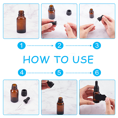 Essential Oil Bent Tip Glass Dropper TOOL-PH0017-20-1