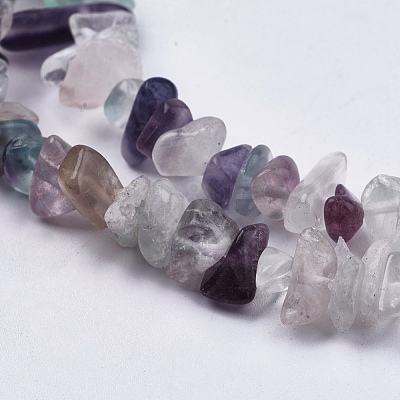 Natural Fluorite Stone Bead Strands X-G-R192-05-1