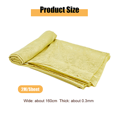 Polyester Flower Pattern Fabric DIY-WH0021-39A-1