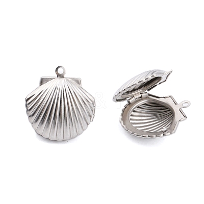Stainless Steel Locket Pendants LS-PW-WG6FFAD-01-1