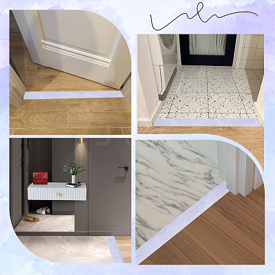 Self-Adhesive PVC Floor Door Flat Transition Strips DIY-WH20031-052A-1