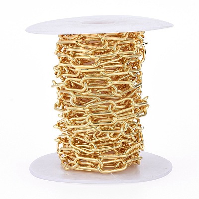 Brass Paperclip Chains CHC-G007-01G-1