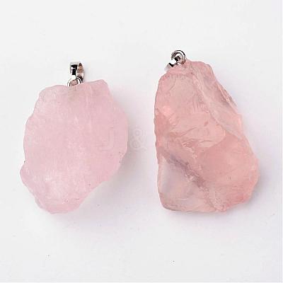 Natural Mixed Quartz Pendants G-G884-A06-1