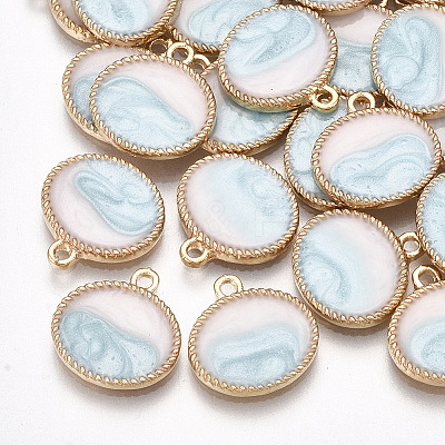 Enamel Charms PALLOY-T056-73B-1