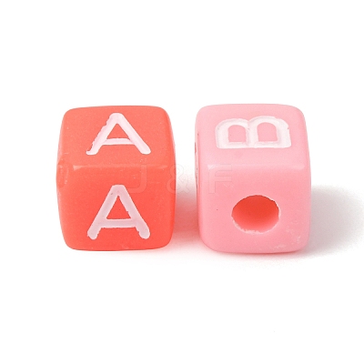 Opaque Acrylic European Beads AC-CBA7A73-01-1