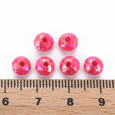 Opaque Acrylic Beads MACR-Q239-018C-09-1