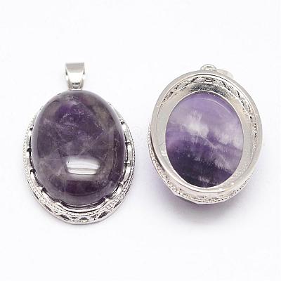 Natural & Synthetic Mixed Stone Pendants G-D851-M-1