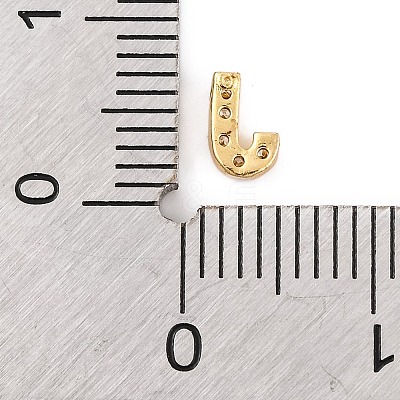 Rack Plating Brass Micro Pave Cubic Zirconia Cabochons KK-F874-04G-J-1
