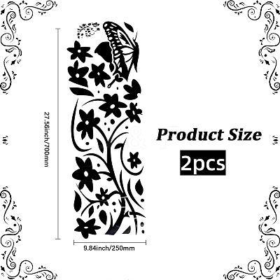 PVC Adhesive Waterproof Stickers Self-Adhesive Stickers DIY-WH20001-33A-1