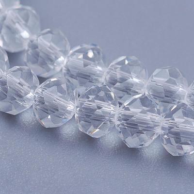 Imitation Crystal Glass Beads GLAA-D030-1-1