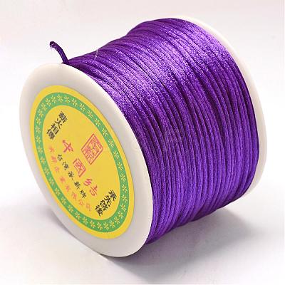 Nylon Satin Rattail Cords NWIR-R025-1.0mm-675-1