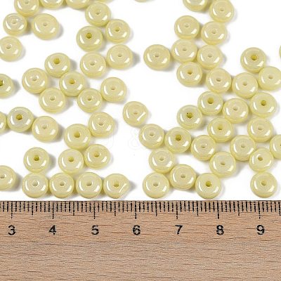 Opaque Colours Luster Glass Seed Beads SEED-P008-01C-08-1
