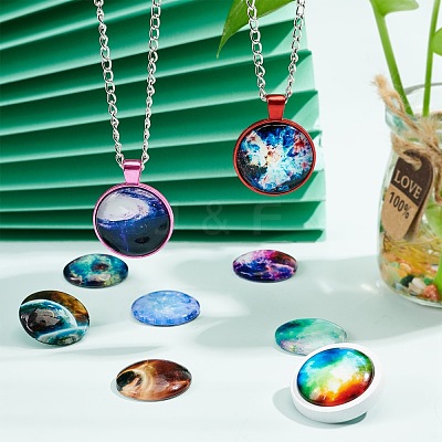 Glass Cabochons GGLA-R040-25mm-02-1