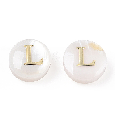 Natural Freshwater Shell Beads SHEL-N036-01L-1