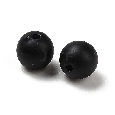 Frosted Plastic Imitation Pearl Beads KY-F022-6mm-05-1