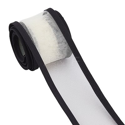 Elastic Polyester Mesh Ribbons OCOR-WH0082-172A-1