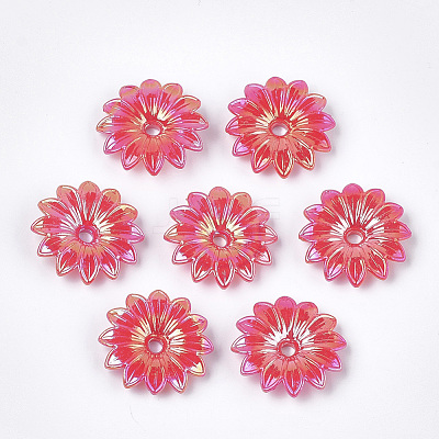 Opaque AS Plastic Bead Caps MACR-S365-05-1