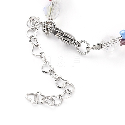 Multi-strand Bracelets BJEW-JB05492-03-1