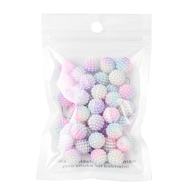 Imitation Pearl Acrylic Beads OACR-FS0001-32E-1